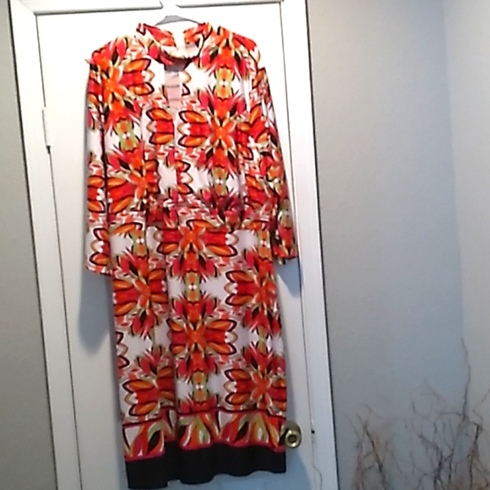 Multi floral colored dress